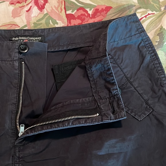 RALPH LAUREN POLO JEANS Size 12 Chino Cotton Active Pant Tie LegCuff Casual - Picture 7 of 14